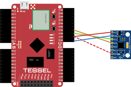 GY-521 Wiring Diagram