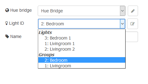 Light config