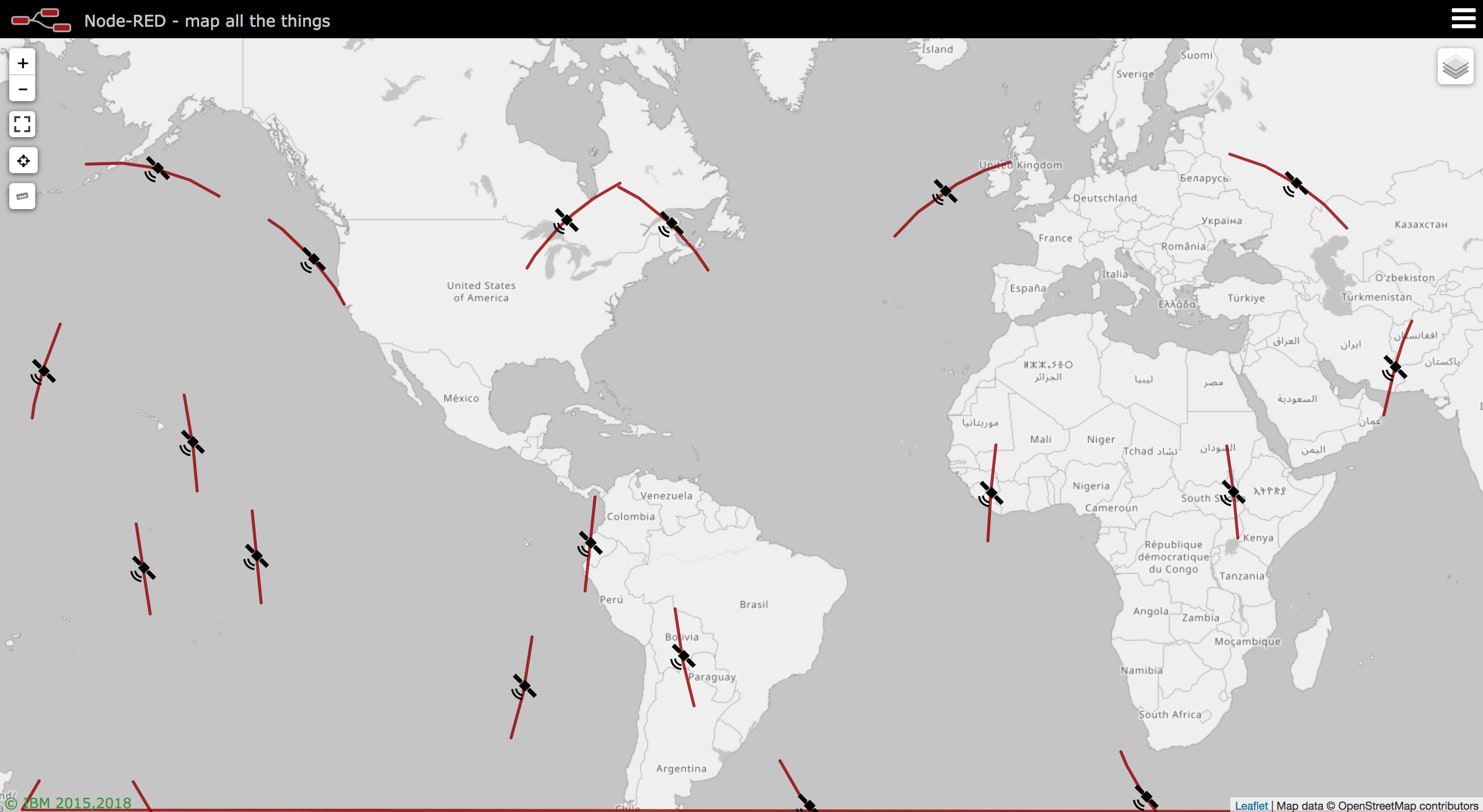 GPS World Map Example