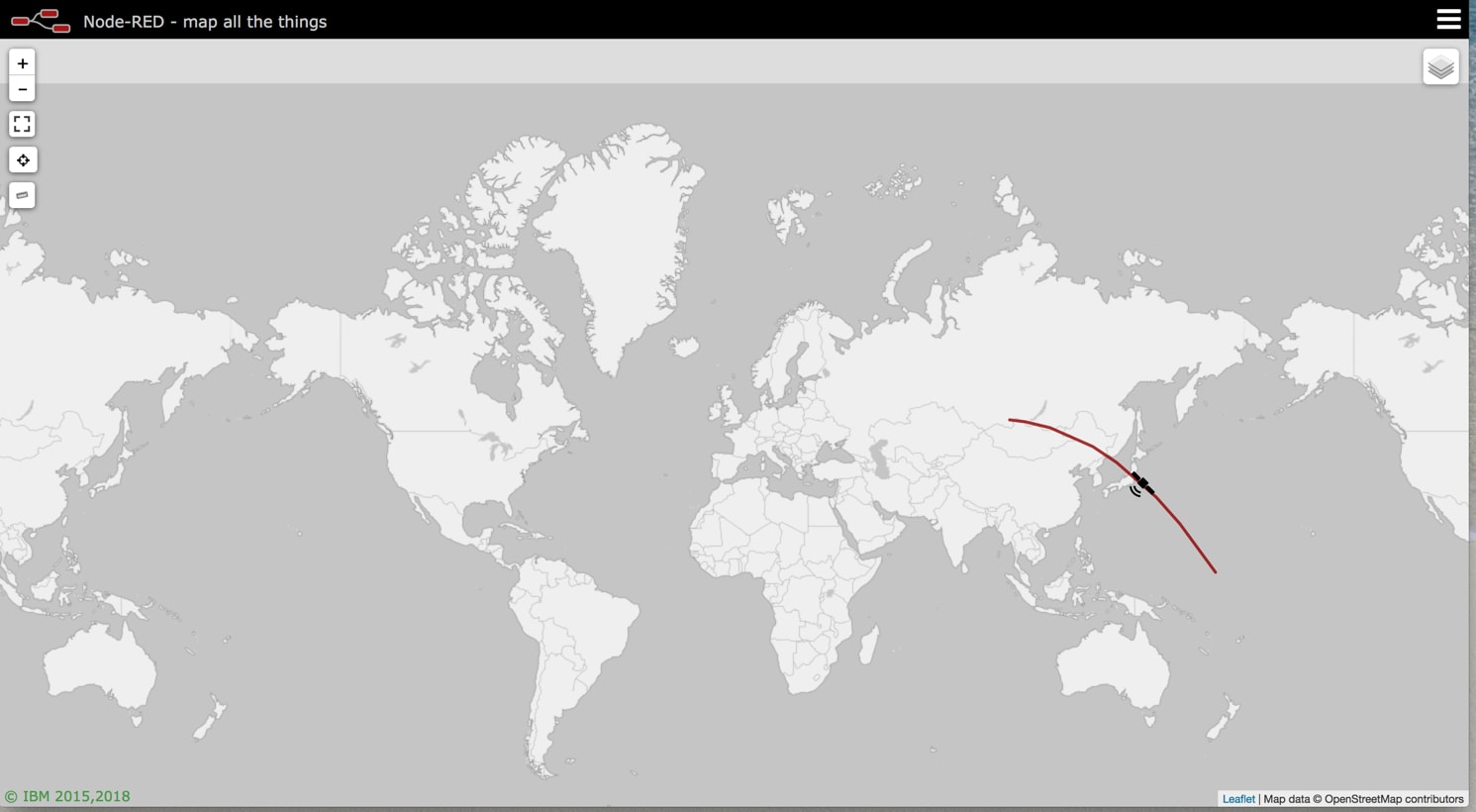 ISS World Map Example