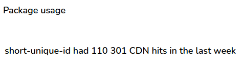 image depicting over 16000000 weekly cdn hits