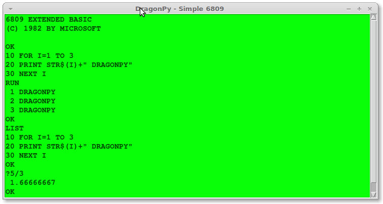 screenshot simple6809