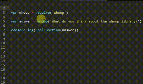 Use in terminal .gif