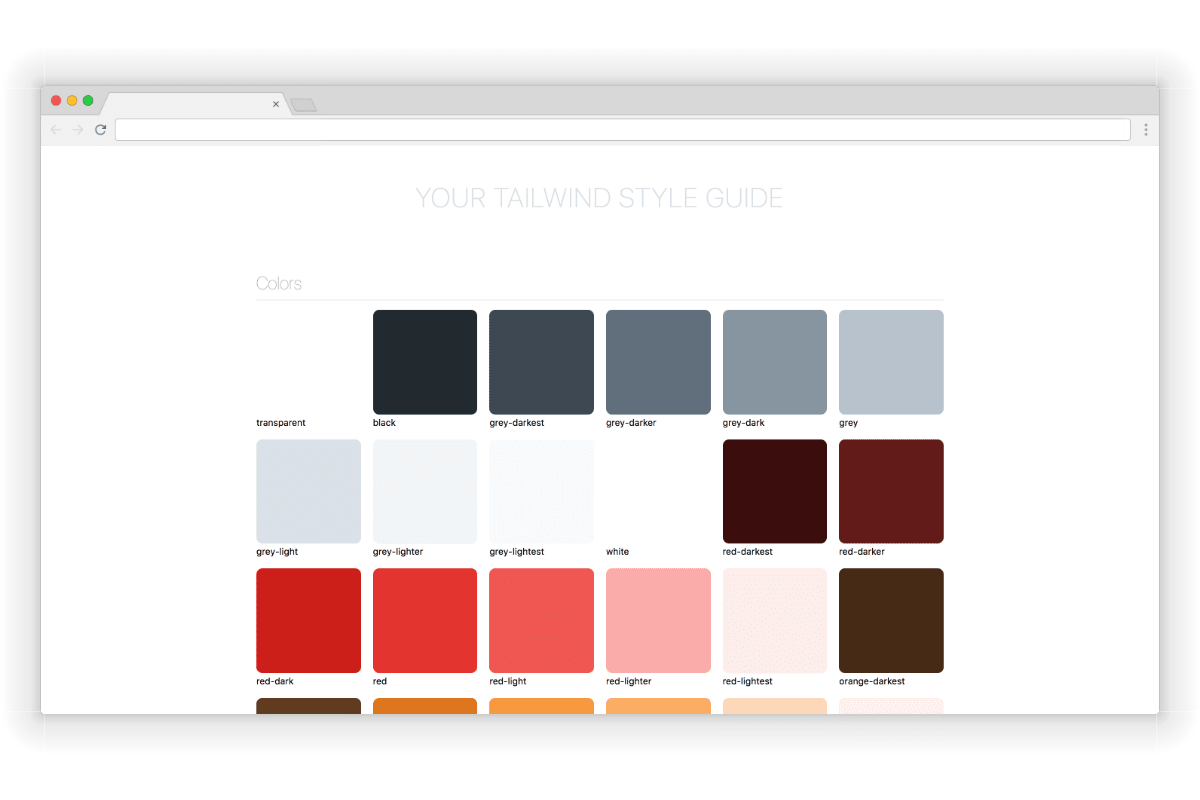 Tailwind Styleguide