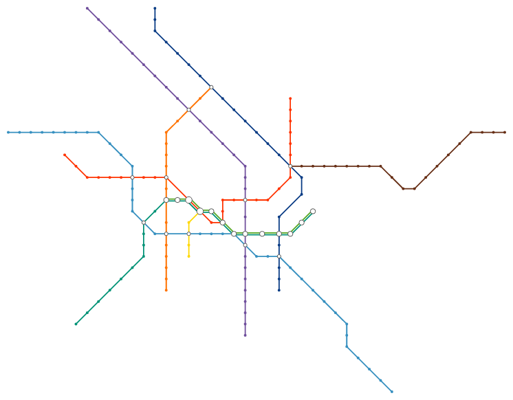 Berlin metro map