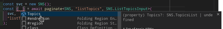 vscode_intellisense_sns