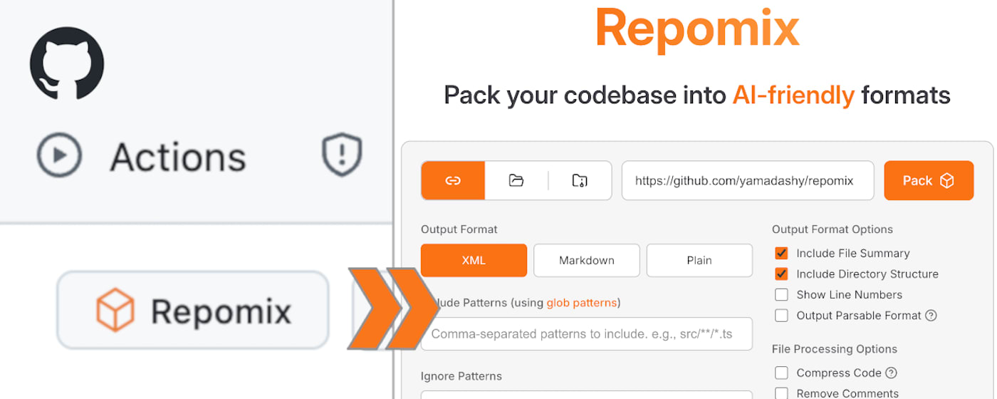 Repomix Browser Extension