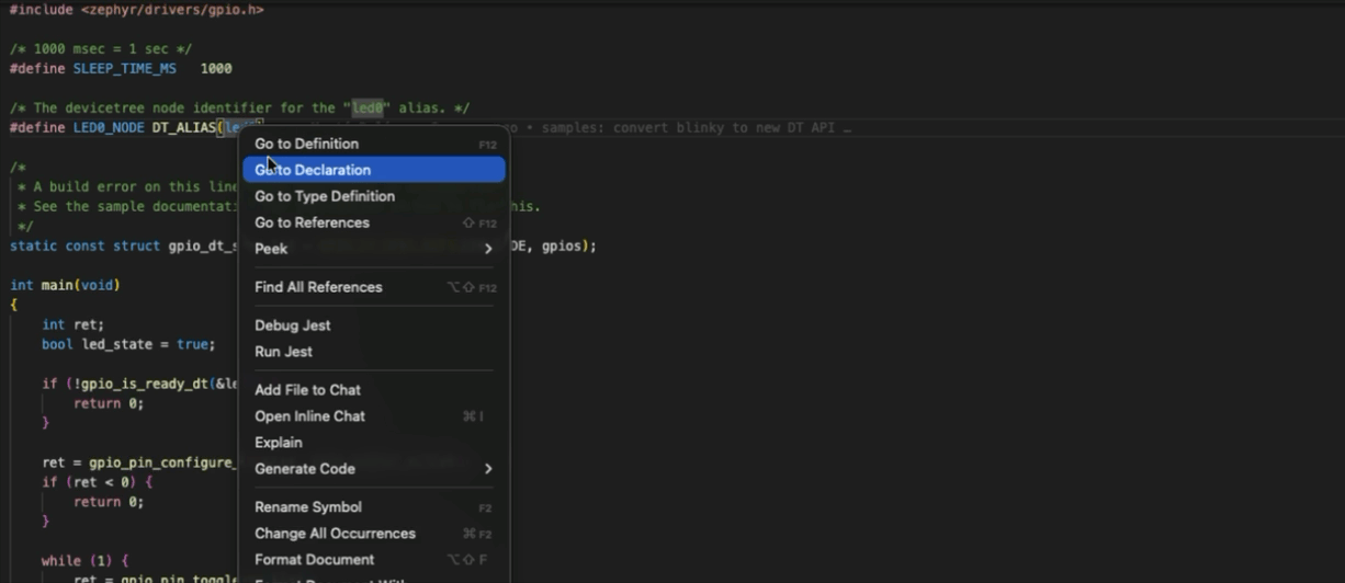 DT Macro Go to Declarations