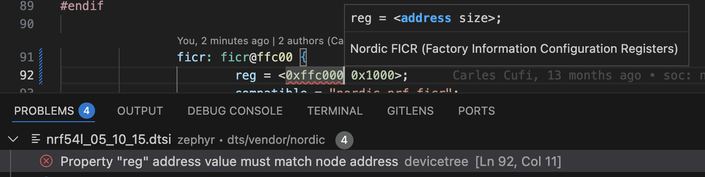 Node Address Mismatch