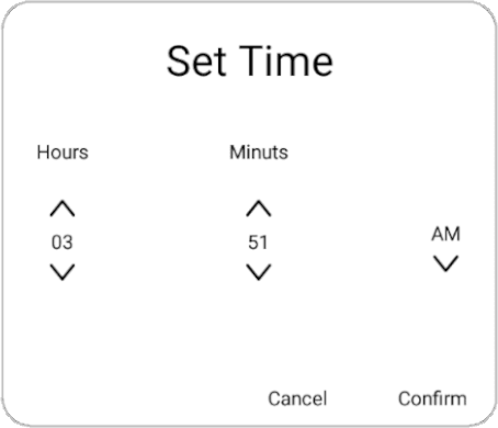 Timer Picker 12hrs