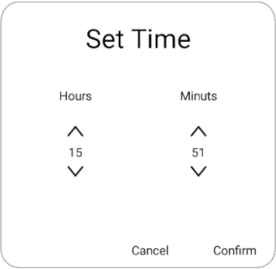 Timer Picker 24hrs