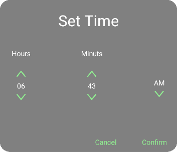 Timer Picker 12hrs