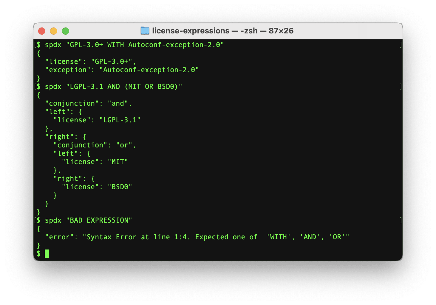 Command-line usage