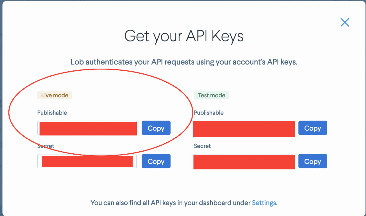 API Keys