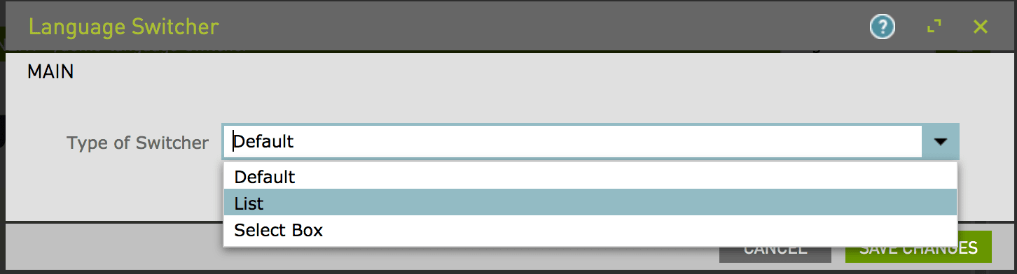 Component Dialog