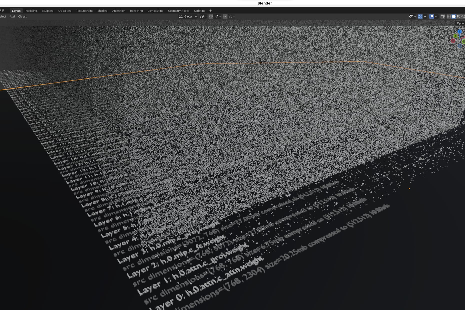 Extract and View Configurable Model Layer Weights using Blender