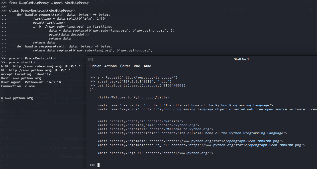 Proxy Restriction Custom: Proxy Restriction