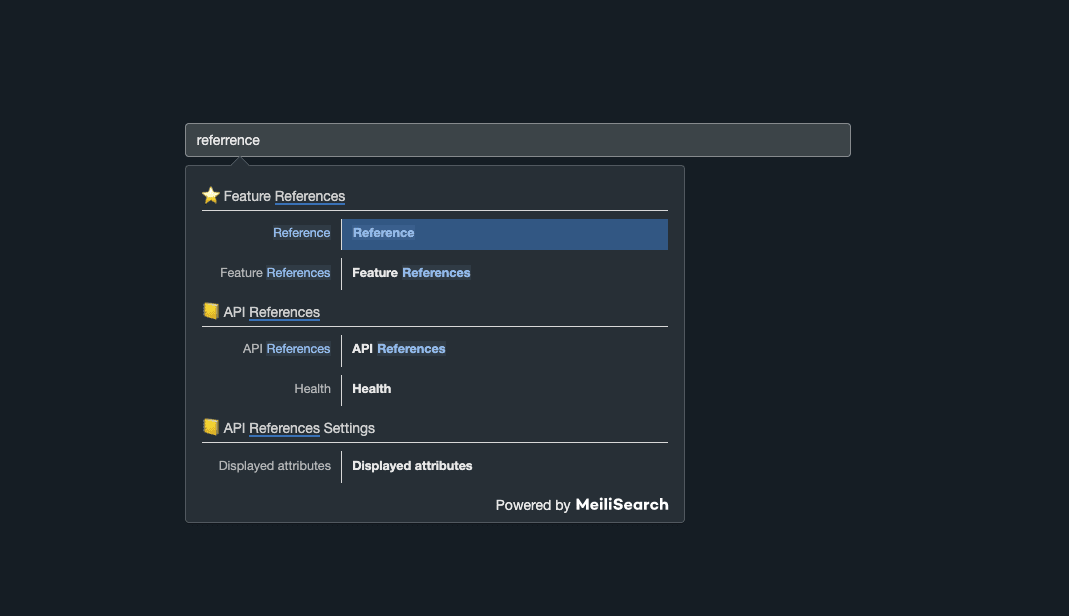 docs-searchbar with dark mode