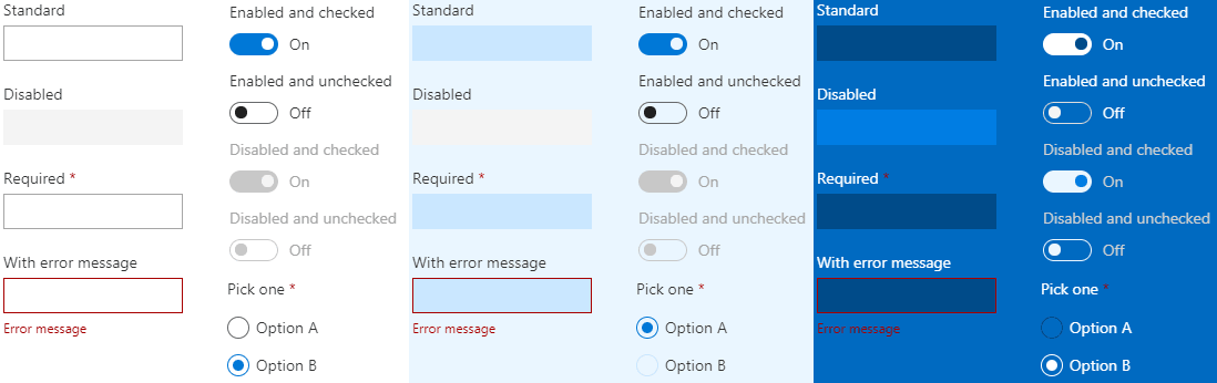 example of variants