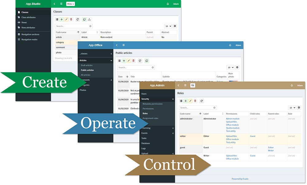 Evado Declarative Framework