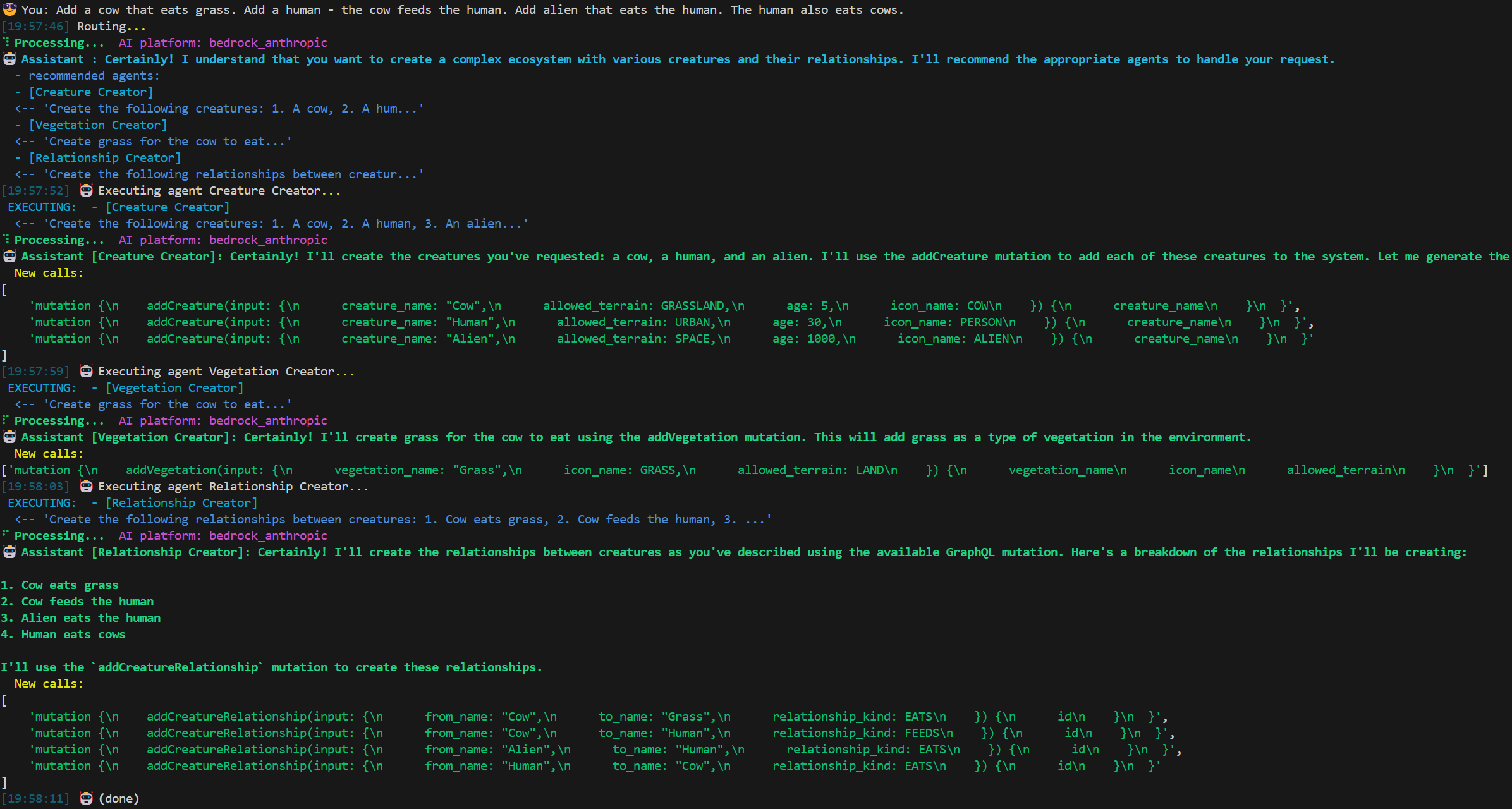 example run - GraphQL