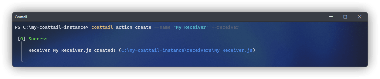 Create Receiver