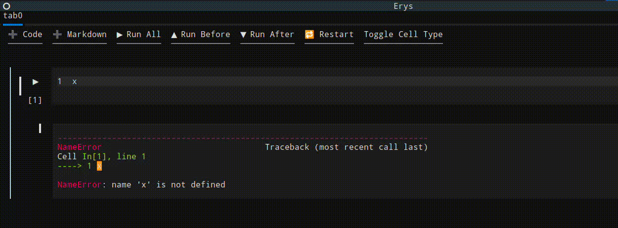 Pretty and plain error