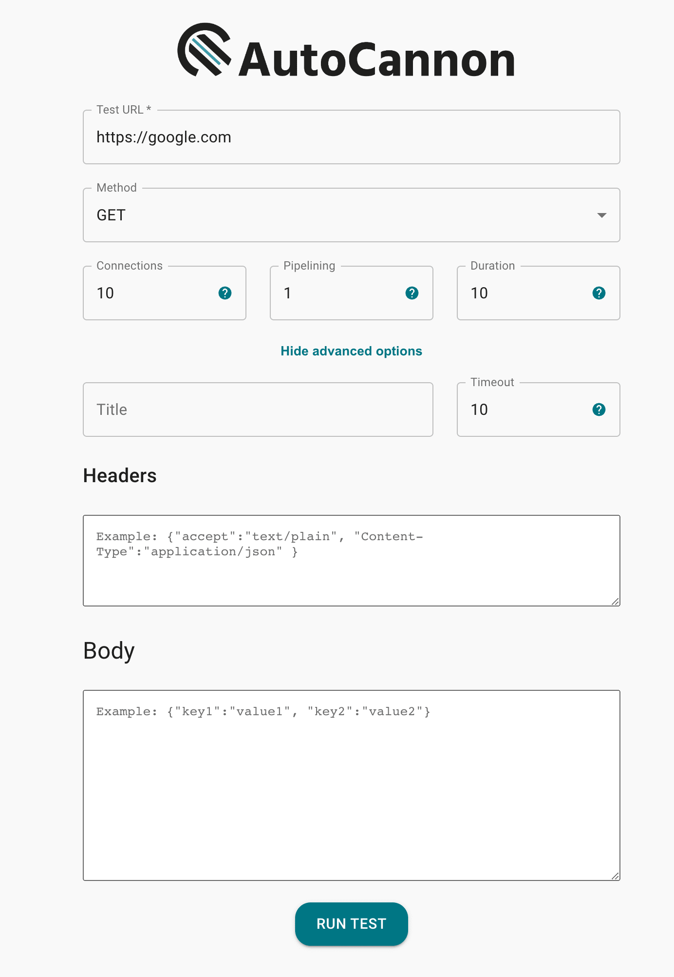 Autocannon Options