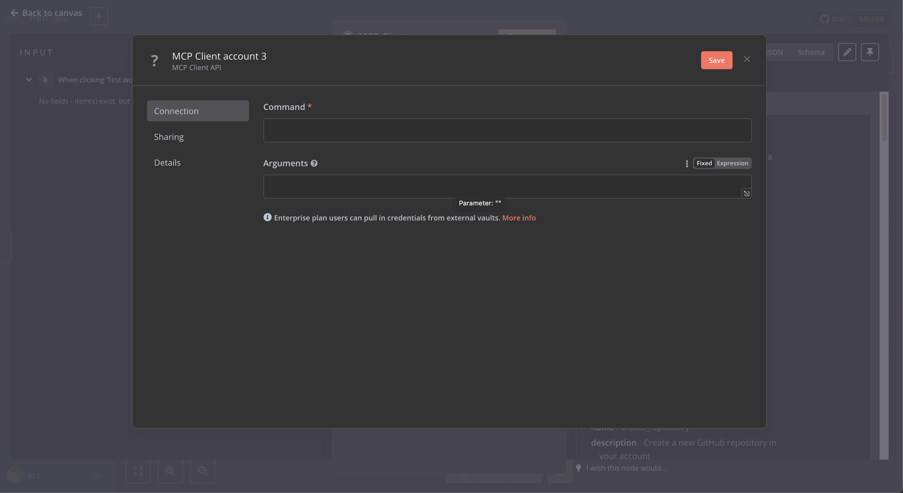 MCP Client STDIO Credentials