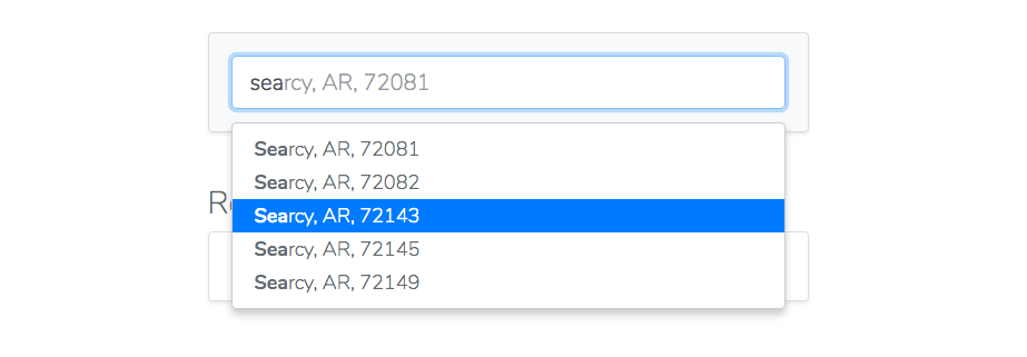 Ez Geo Query - Typeahead