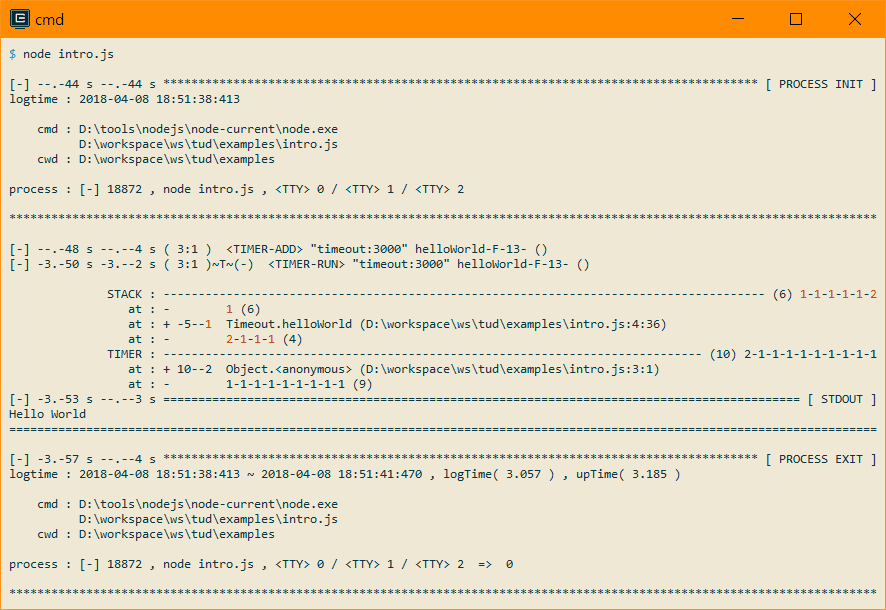 consoleOutput