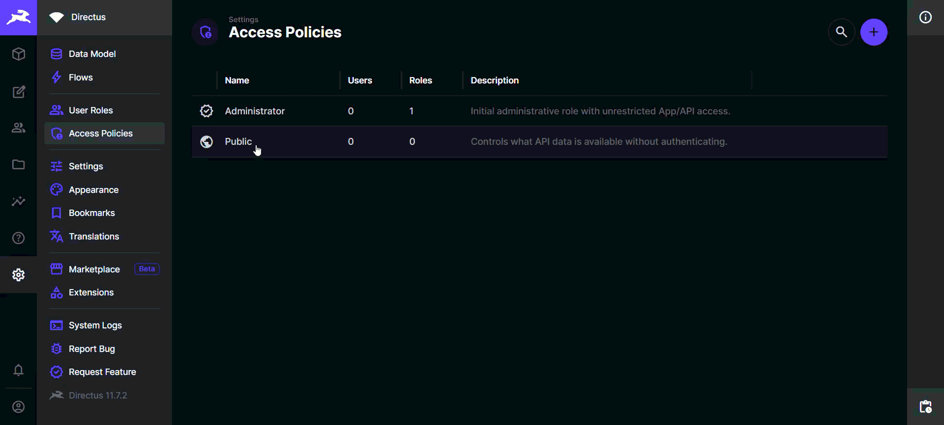 serve config permission