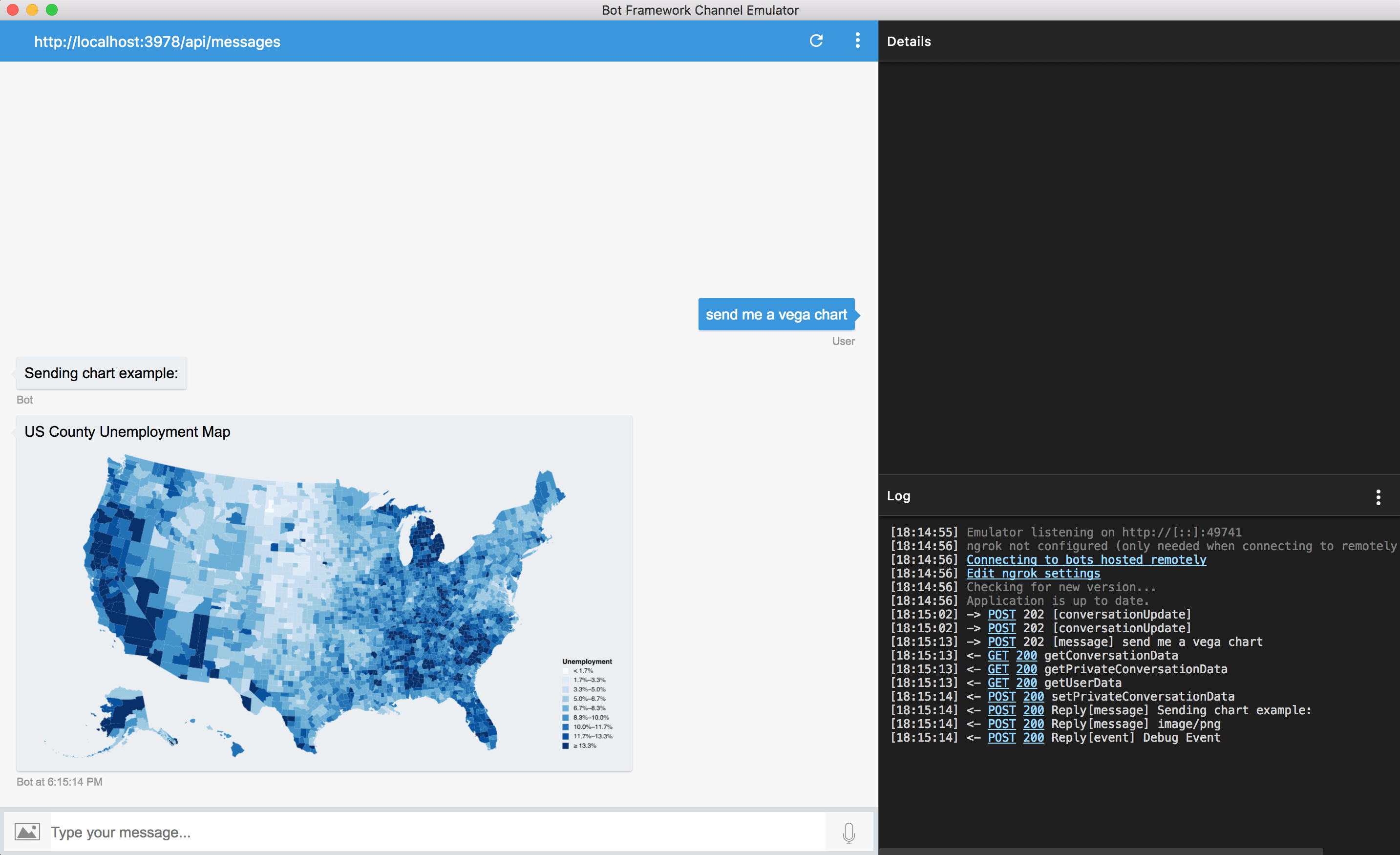 example output