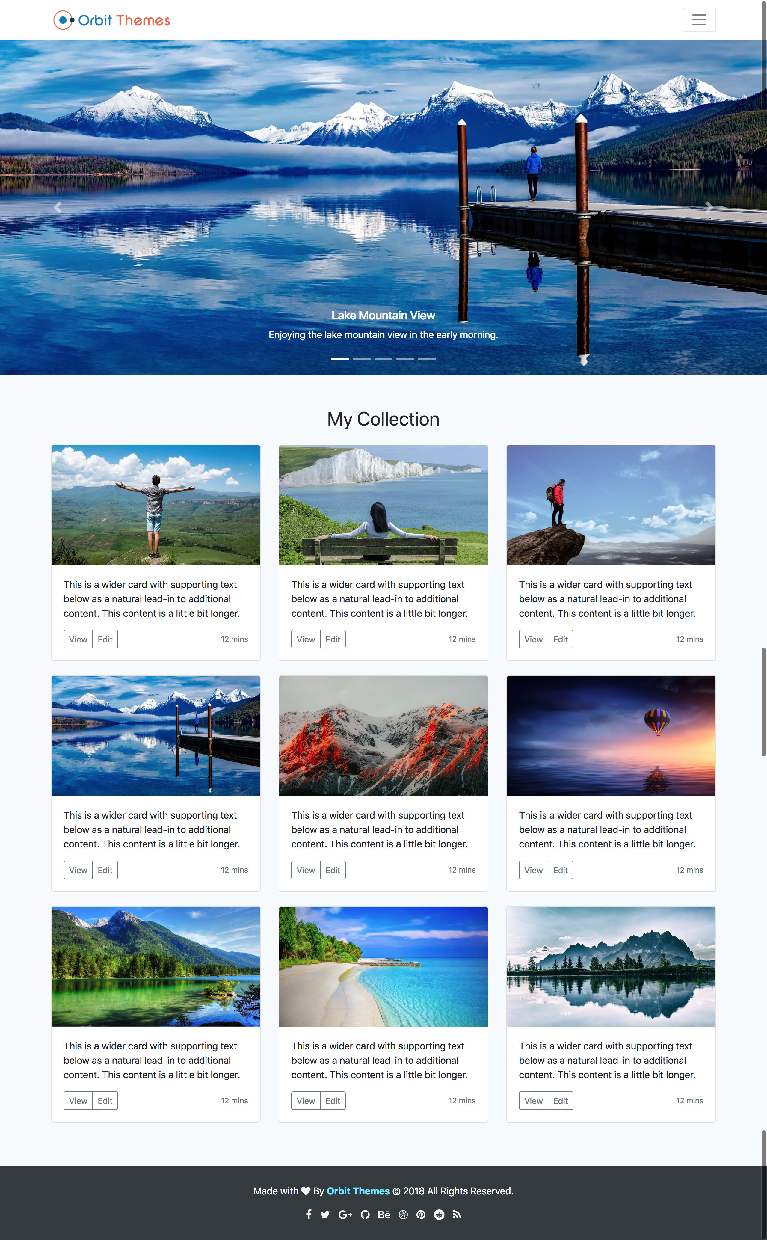 Album Plus Photography Template Preview