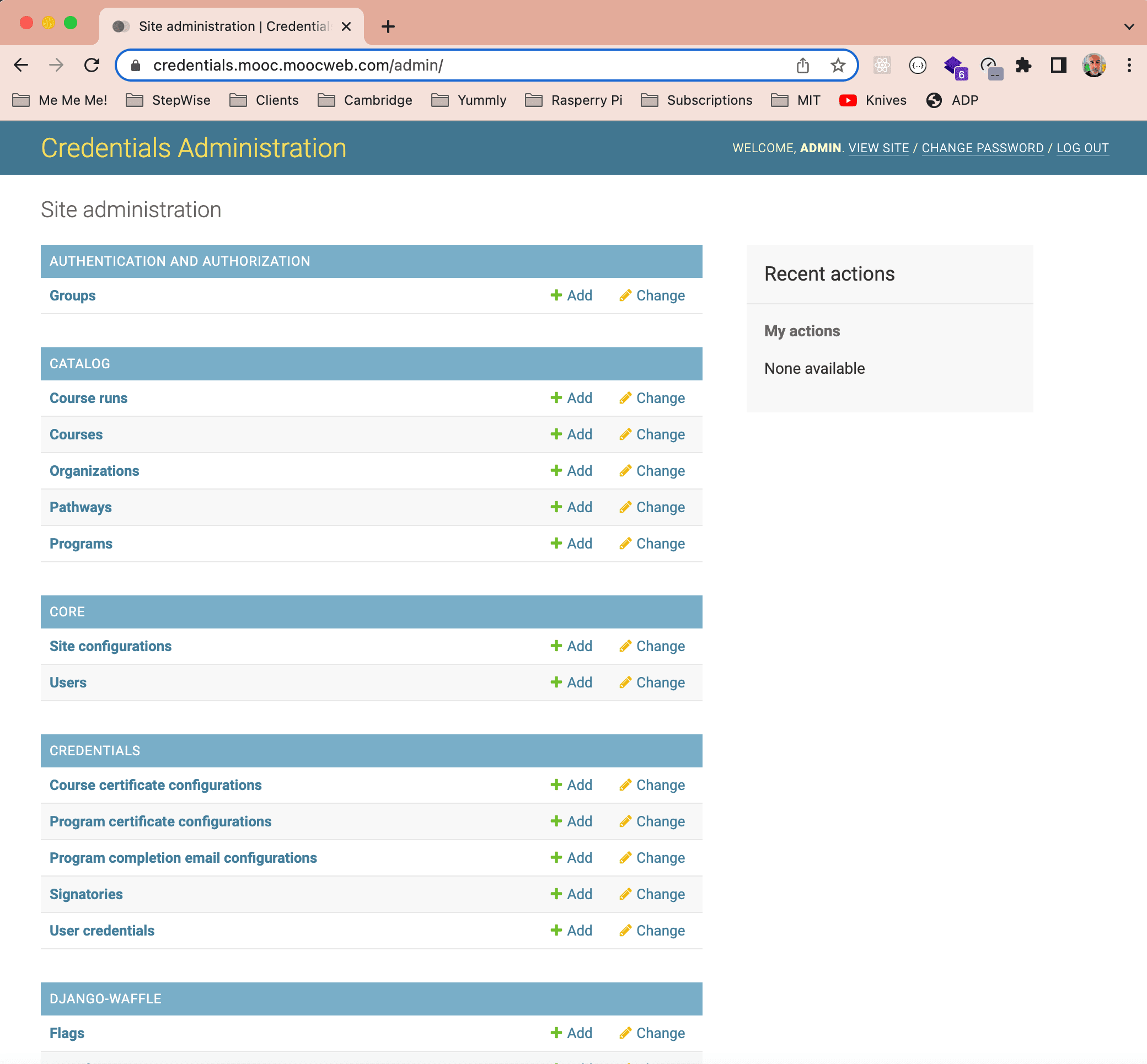 Django Admin