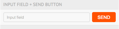 input field with button