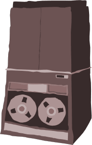 flipped tape machine