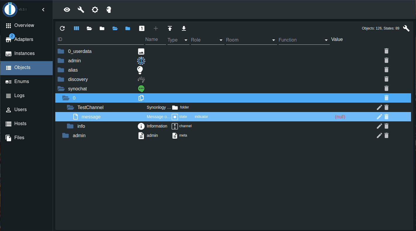 IobrokerObjectOverview