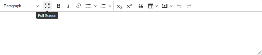 Fullscreen Plugin Screenshot