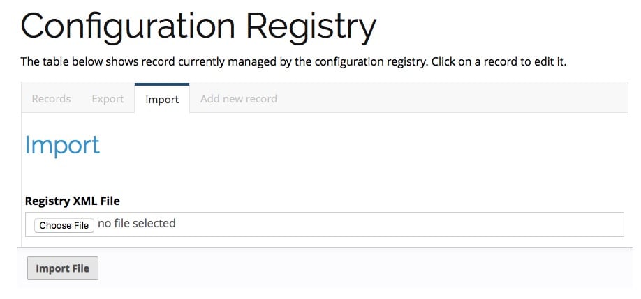 How to import a registry
file