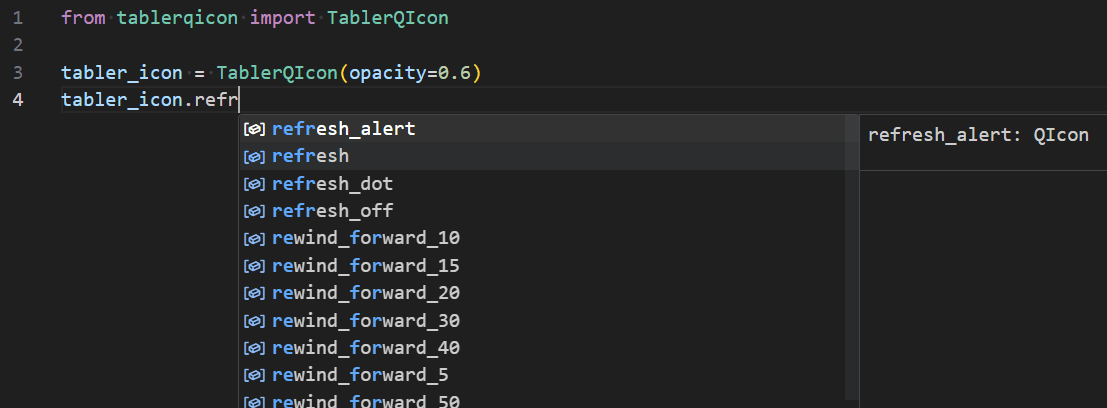Code Autocompletion