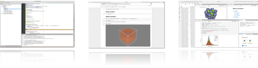 Screenshot of pyiron_atomistics running inside jupyterlab.