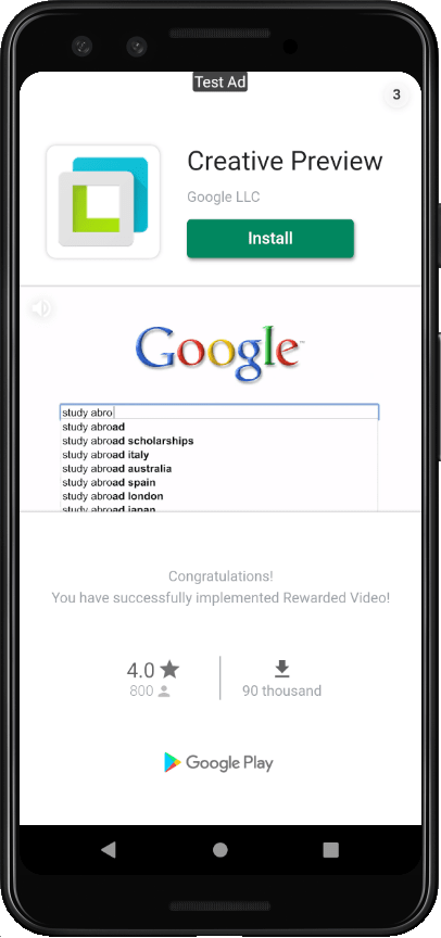 Intertitial Video AD Intertitial Video AD