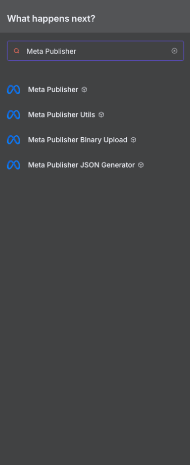Meta Publisher Operations
