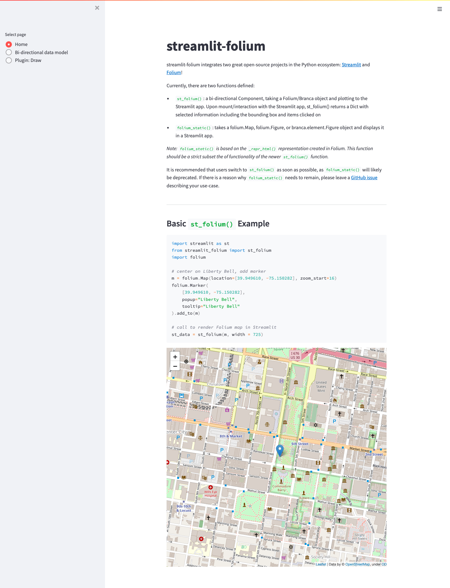 streamlit_folium example