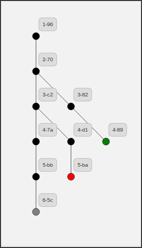 Example revision tree