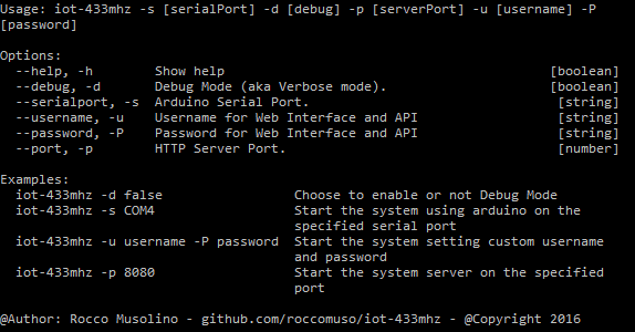 iot-433mhz cli options