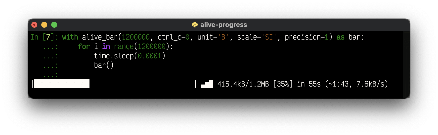 alive-progress 3.0