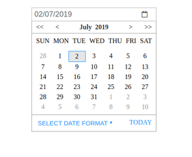 Date picker