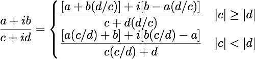 Complex division